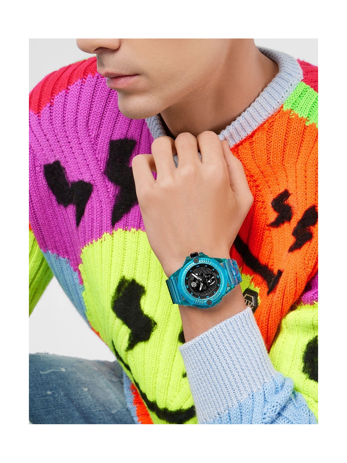 orologio unisex Philipp Plein PWWAA0724 The Skull Scuba Duba Unisex Edition 47mm 5ATM