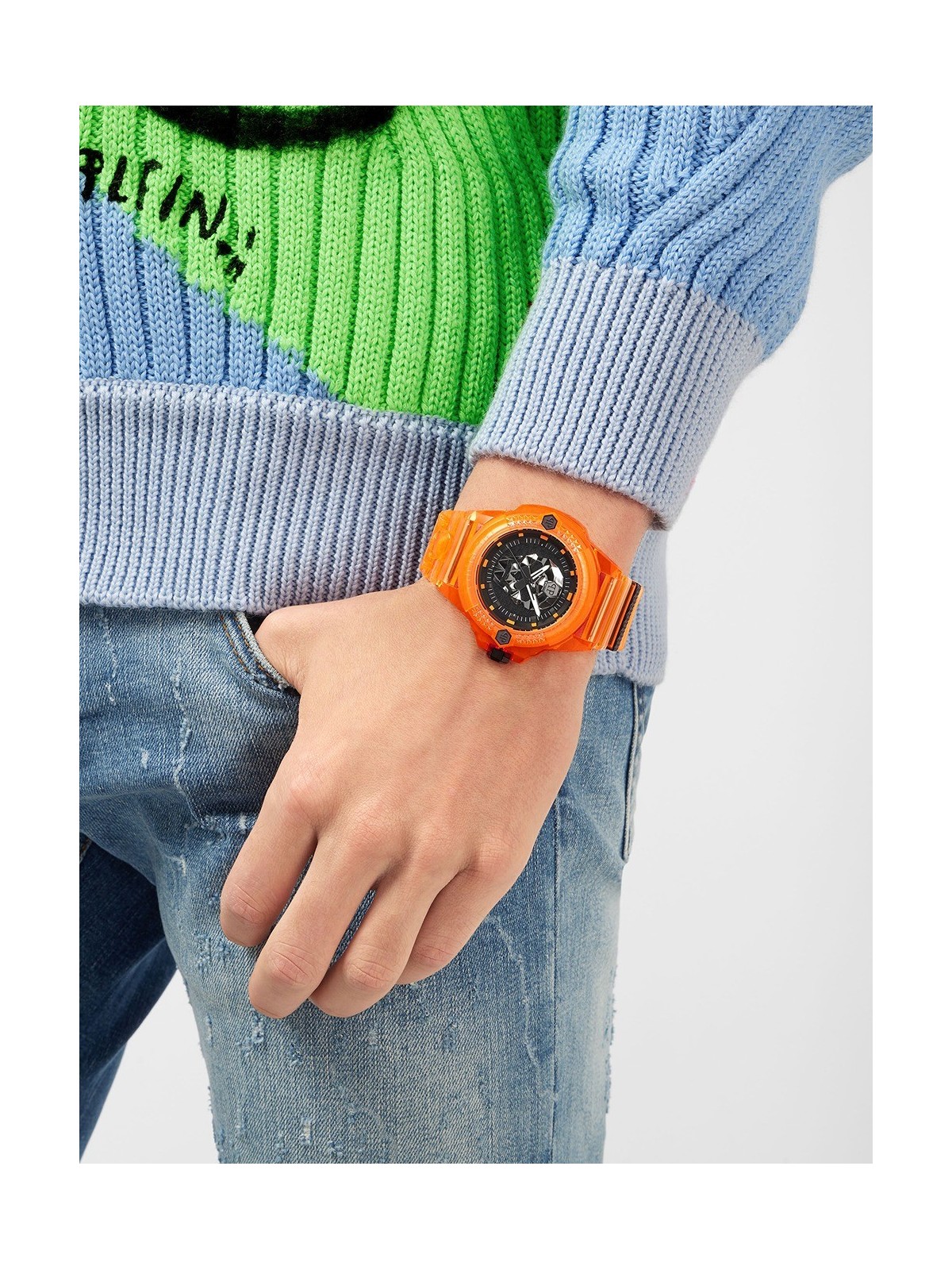 orologio unisex Philipp Plein PWWAA0824 The Skull Scuba Duba Unisex Edition 47mm 5ATM