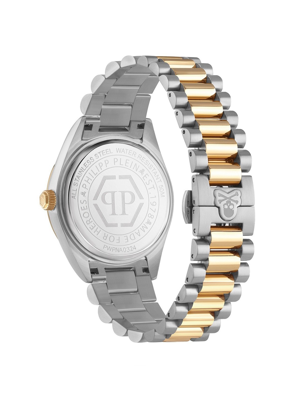 orologio unisex Philipp Plein PWPNA0324 Rock Couture Day-Date 42mm 5ATM