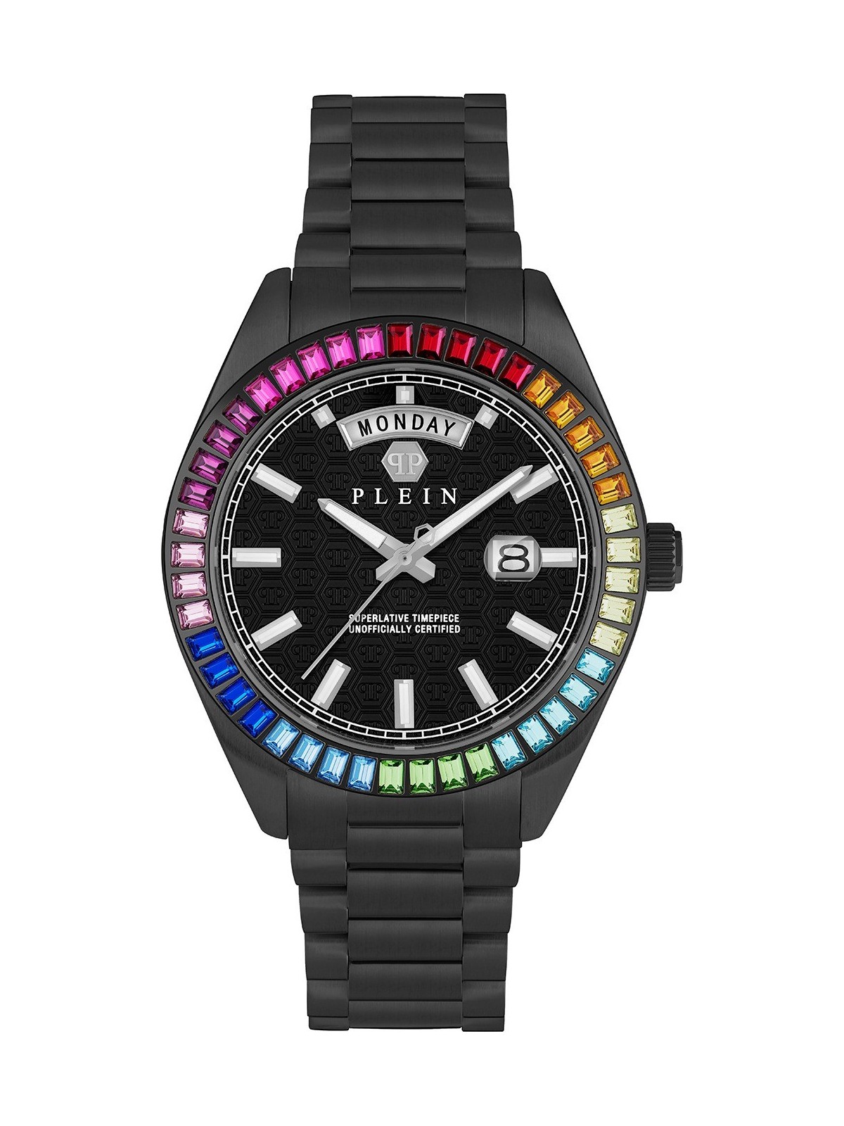 orologio unisex Philipp Plein PWPNA0624 Rock Couture Day-Date 42mm 5ATM