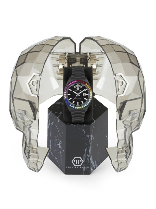 orologio unisex Philipp Plein PWPNA0624 Rock Couture Day-Date 42mm 5ATM