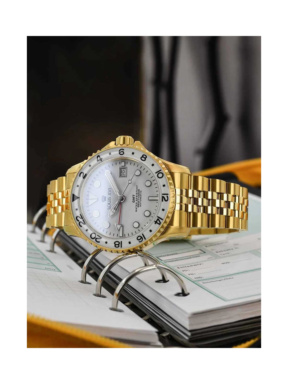 orologio uomo Louis XVI LXVI1431 Mens Watch Mirabeau Automatic GMT 41mm 20ATM