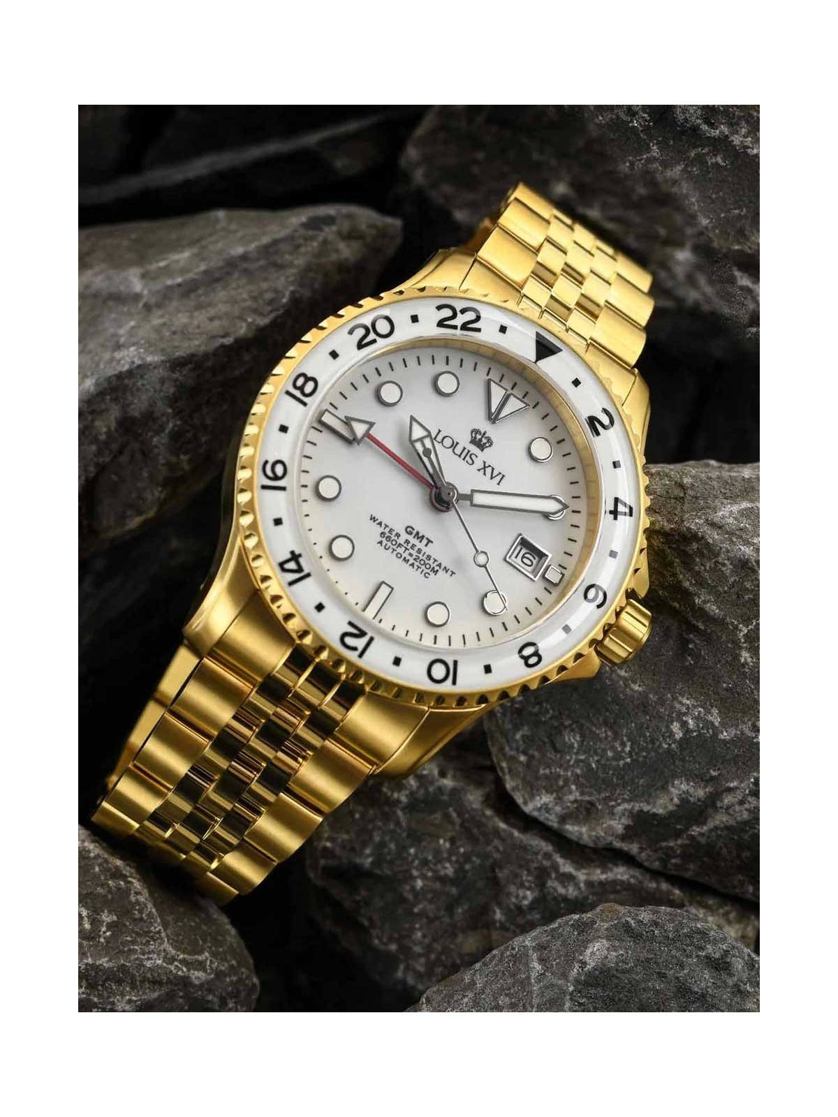 orologio uomo Louis XVI LXVI1431 Mens Watch Mirabeau Automatic GMT 41mm 20ATM