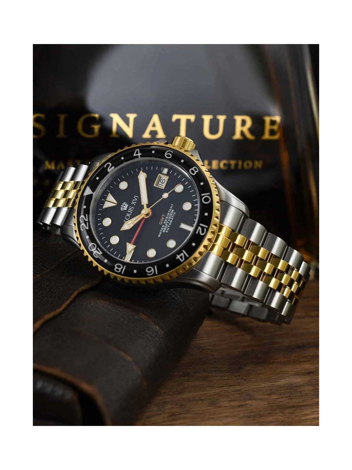 orologio uomo Louis XVI LXVI1432 Mens Watch Mirabeau Automatic GMT 41mm 20ATM