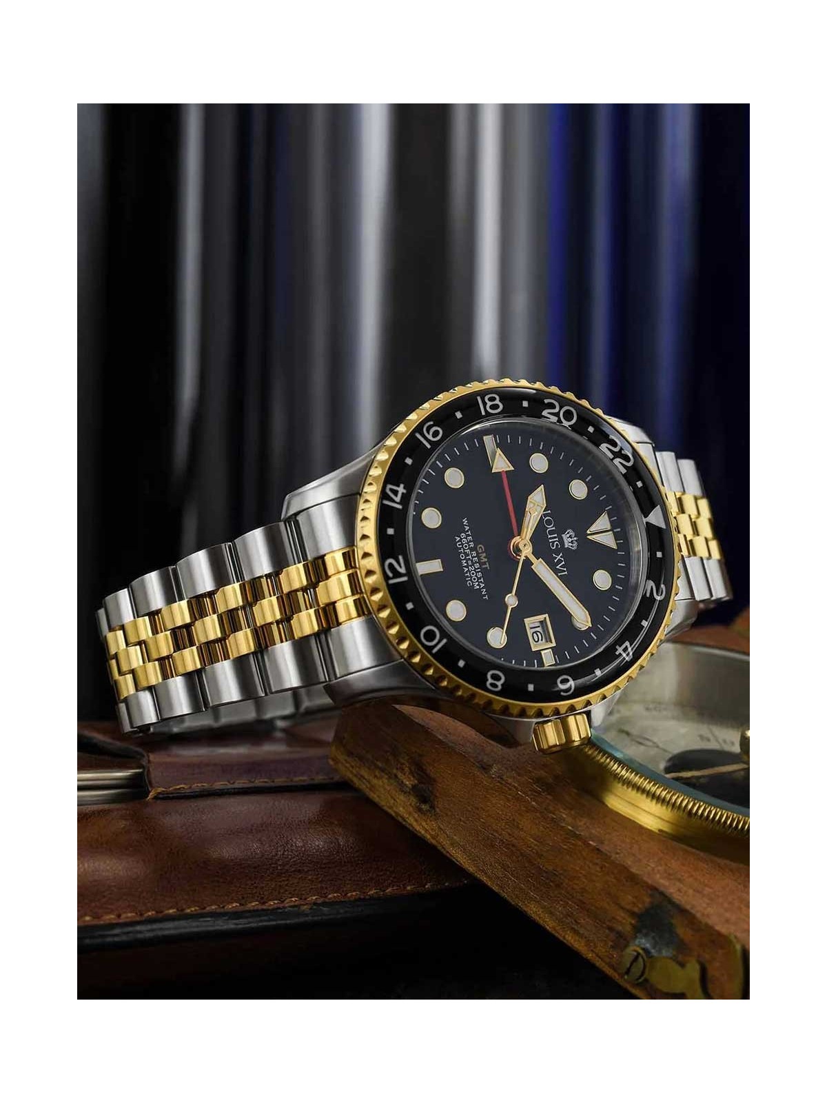 orologio uomo Louis XVI LXVI1432 Mens Watch Mirabeau Automatic GMT 41mm 20ATM