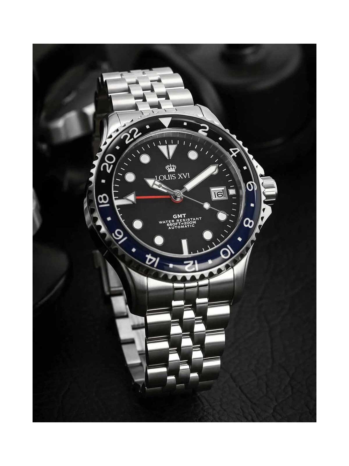 orologio uomo Louis XVI LXVI1433 Mens Watch Mirabeau Automatic GMT 41mm 20ATM