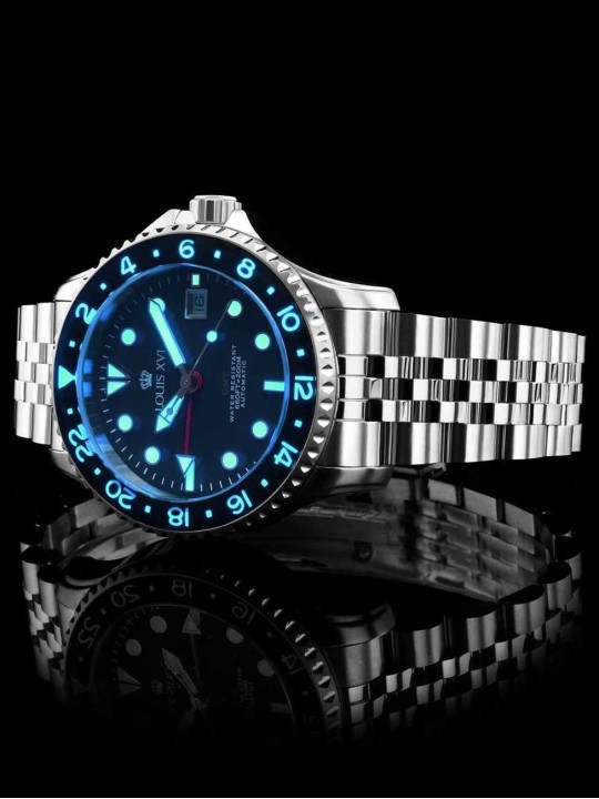 orologio uomo Louis XVI LXVI1434 Mens Watch Mirabeau Automatic GMT 41mm 20ATM