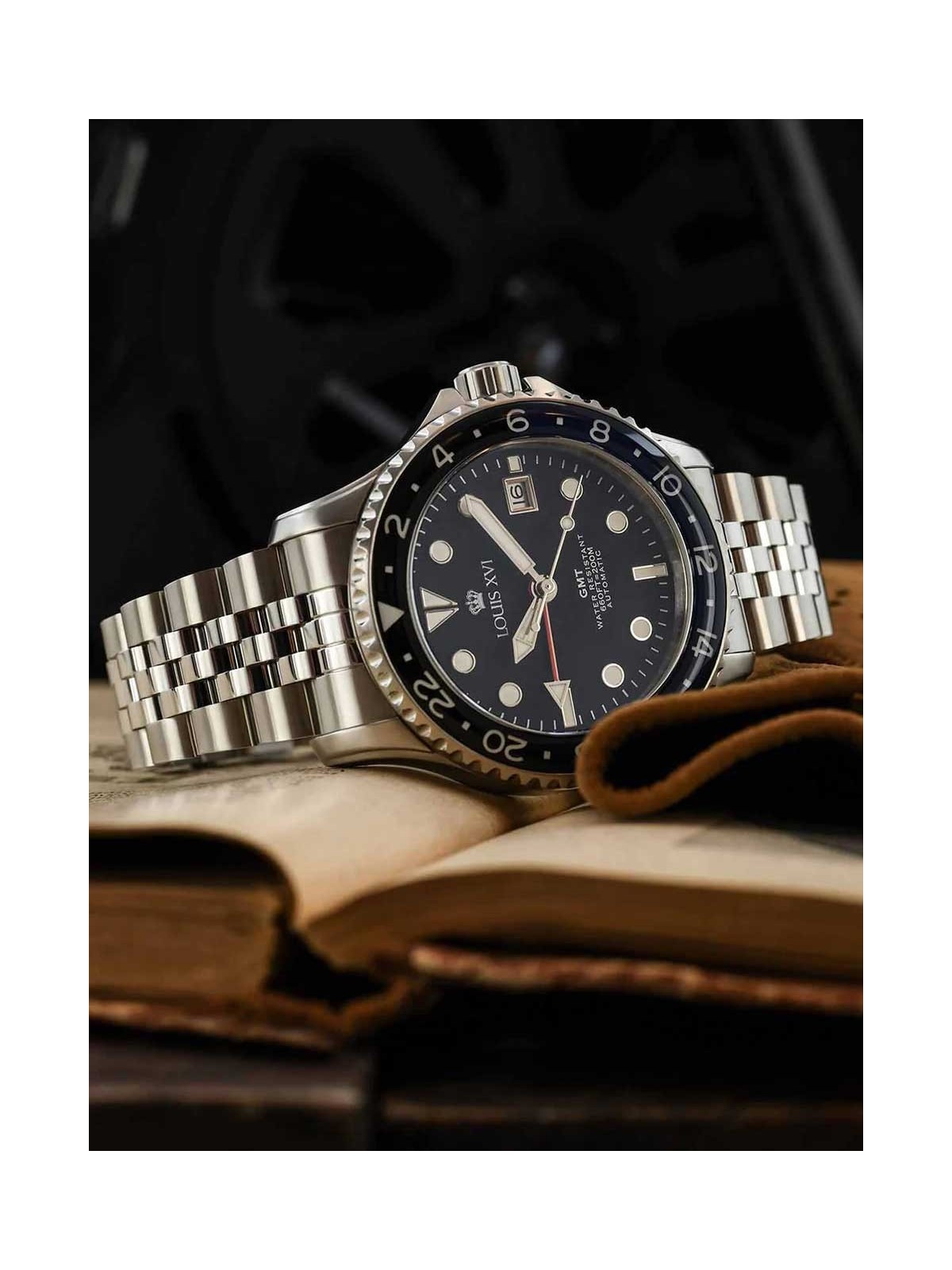 orologio uomo Louis XVI LXVI1434 Mens Watch Mirabeau Automatic GMT 41mm 20ATM