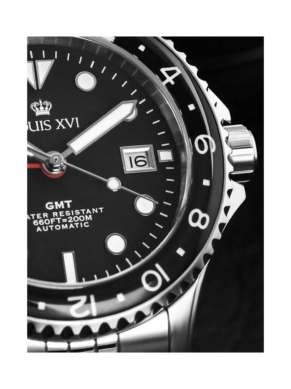 orologio uomo Louis XVI LXVI1434 Mens Watch Mirabeau Automatic GMT 41mm 20ATM