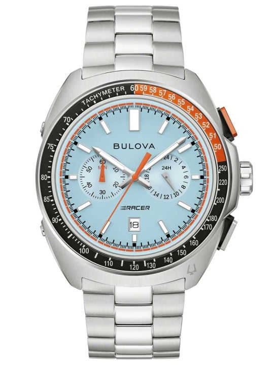 orologio uomo Bulova 98B432 Mens Watch Racer Chronograph 42mm 10ATM