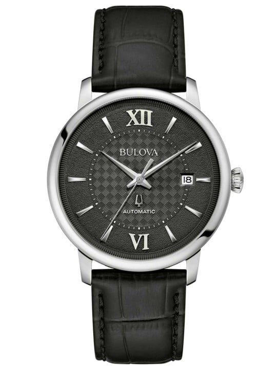 orologio uomo Bulova 96B441 Mens Watch Hudson Automatic 39mm 3ATM