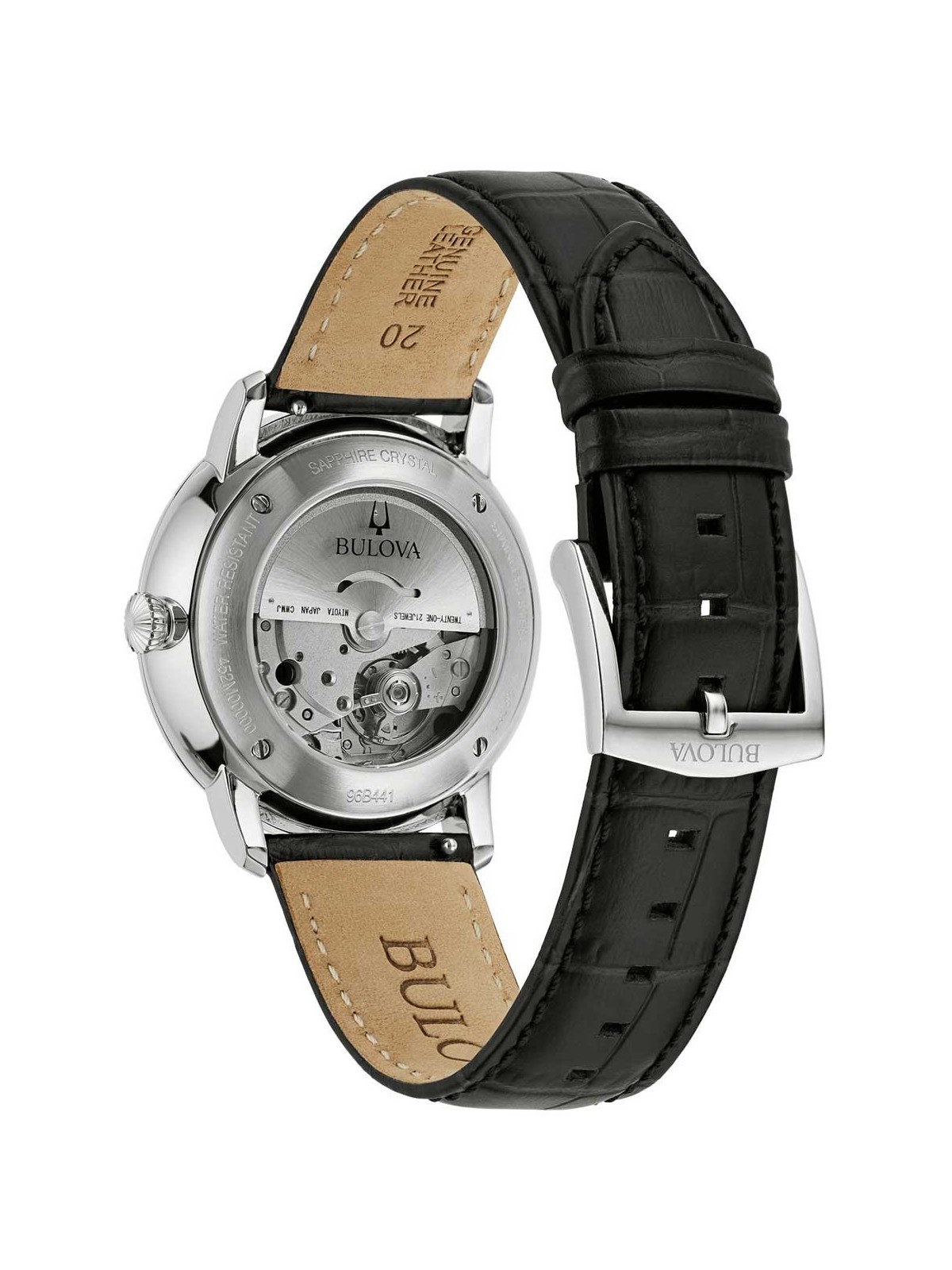 orologio uomo Bulova 96B441 Mens Watch Hudson Automatic 39mm 3ATM