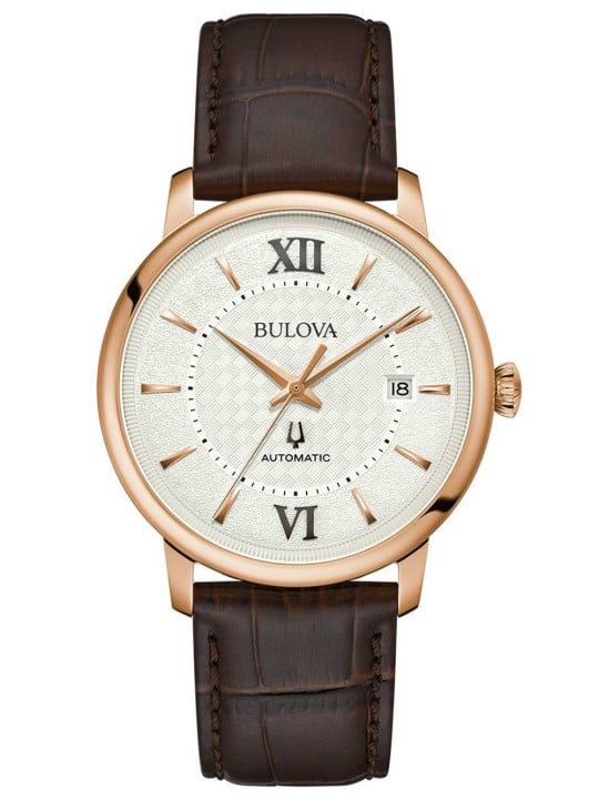 orologio uomo Bulova 97B225 Mens Watch Hudson Automatic 39mm 3ATM