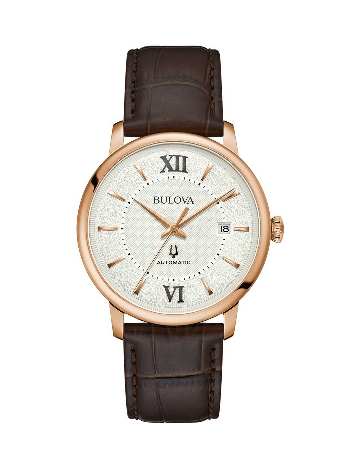 orologio uomo Bulova 97B225 Mens Watch Hudson Automatic 39mm 3ATM