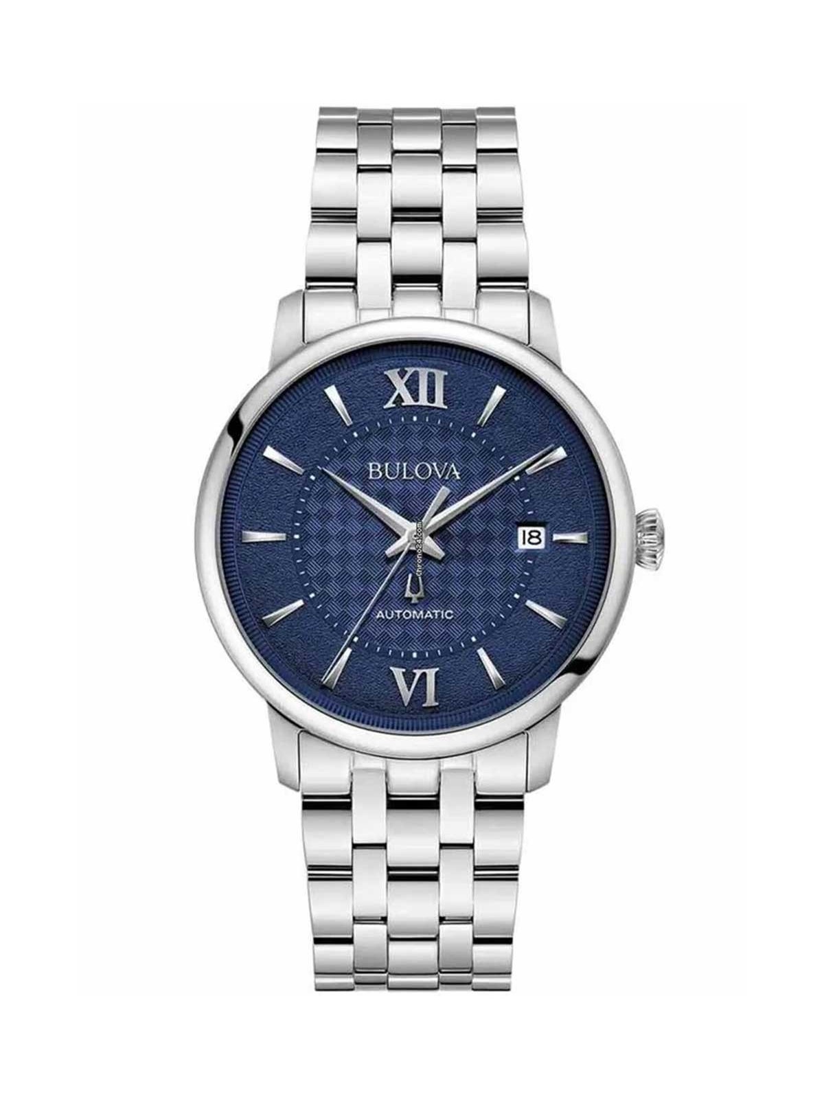 orologio uomo Bulova 96B447 Mens Watch Hudson Automatic 39mm 3ATM