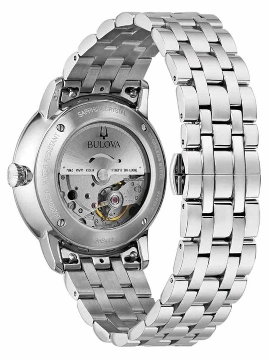 orologio uomo Bulova 96B447 Mens Watch Hudson Automatic 39mm 3ATM