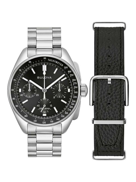 orologio uomo Bulova 96K111 Mens Watch Lunar Pilot Chronograph Special Set 44mm 5ATM