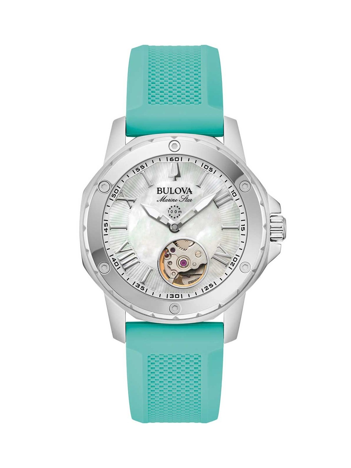 orologio donna Bulova 96L325 Ladies Watch Marine Star Automatic 35mm 10ATM