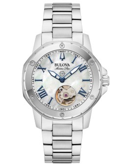 orologio donna Bulova 96L326 Ladies Watch Marine Star Automatic 35mm 10ATM