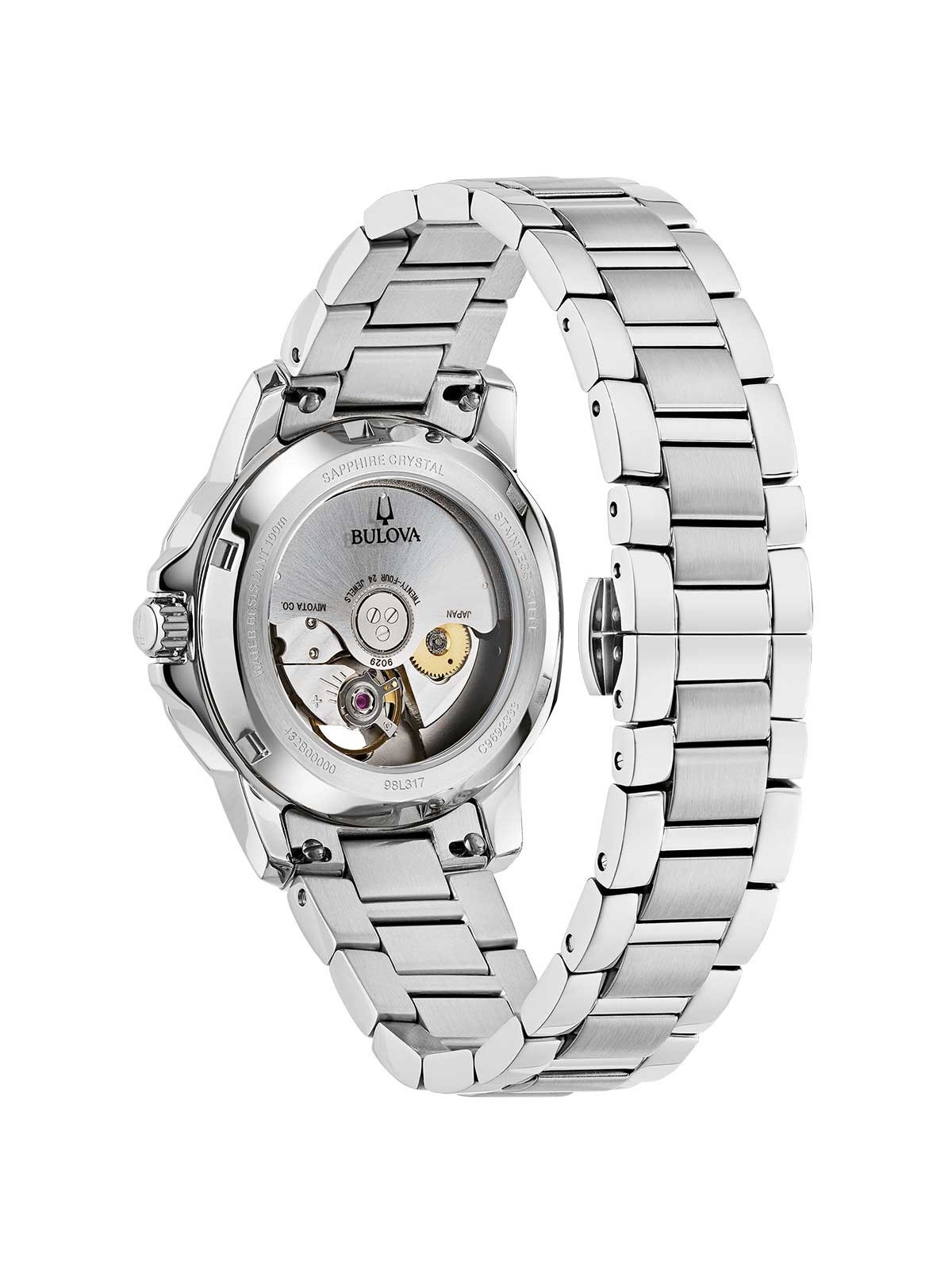 orologio donna Bulova 98L317 Ladies Watch Marine Star Automatic 35mm 10ATM