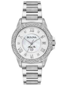 orologio donna Bulova 96R232 Ladies Watch Marine Star Diamond 32mm 10ATM