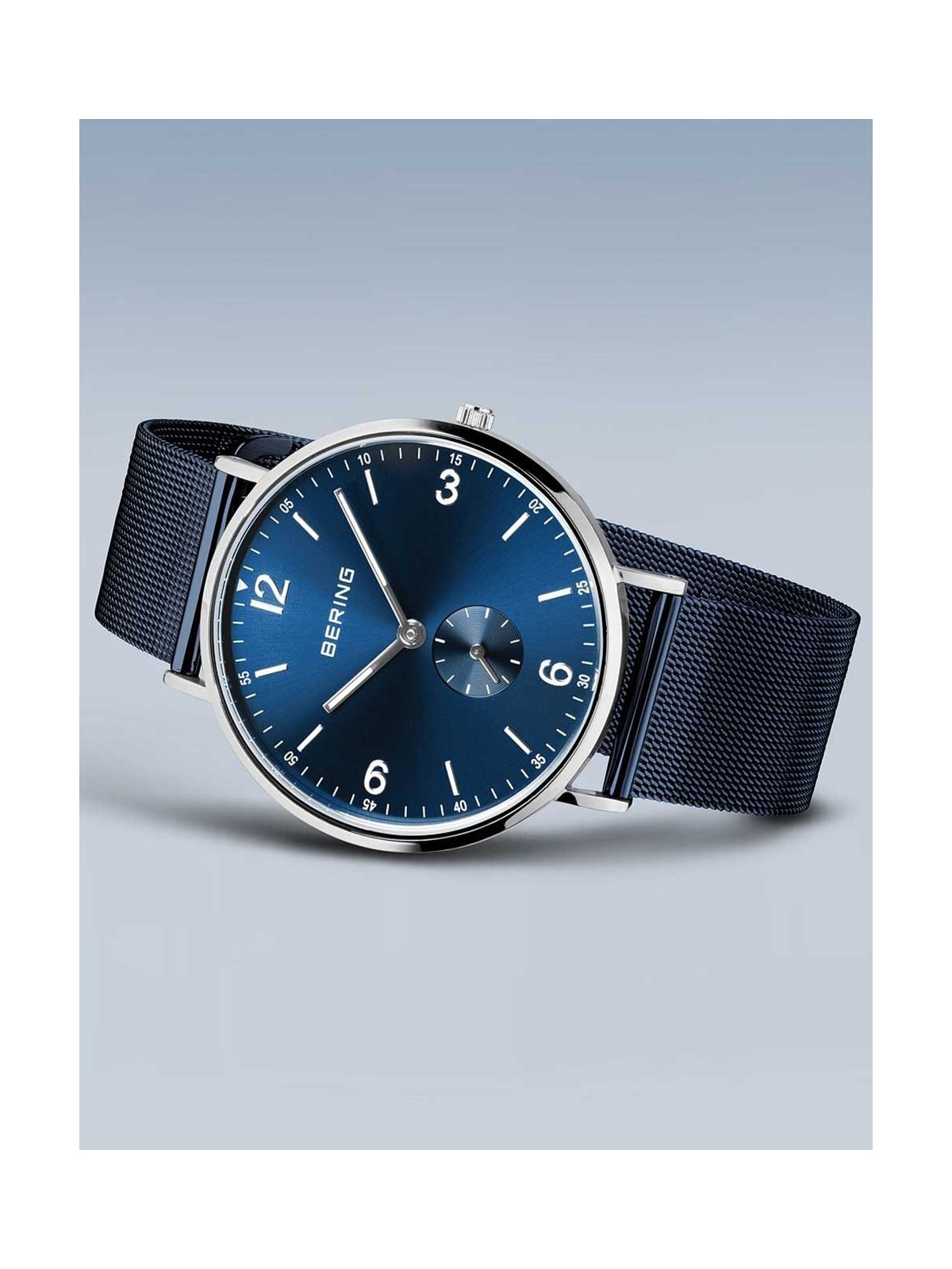 orologio uomo Bering 14040-307 Mens Watch Classic Small Second 40mm 3ATM
