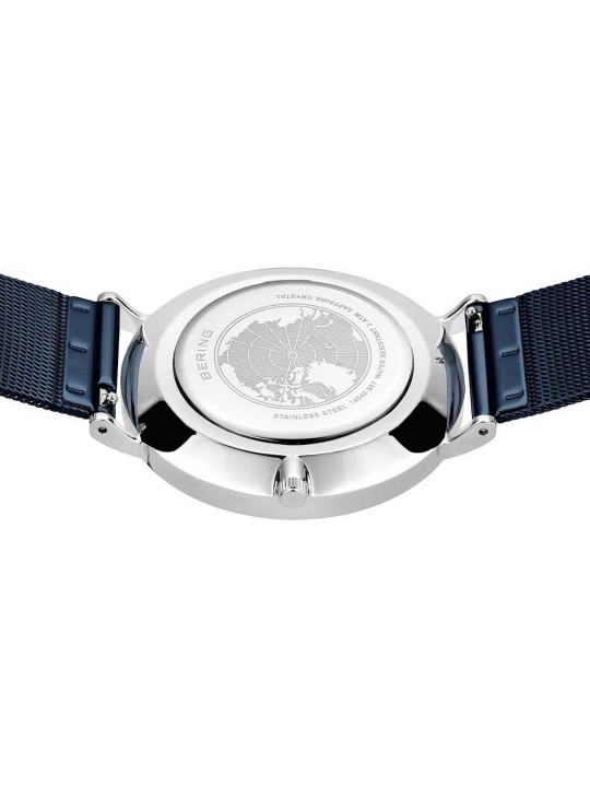 orologio uomo Bering 14040-307 Mens Watch Classic Small Second 40mm 3ATM
