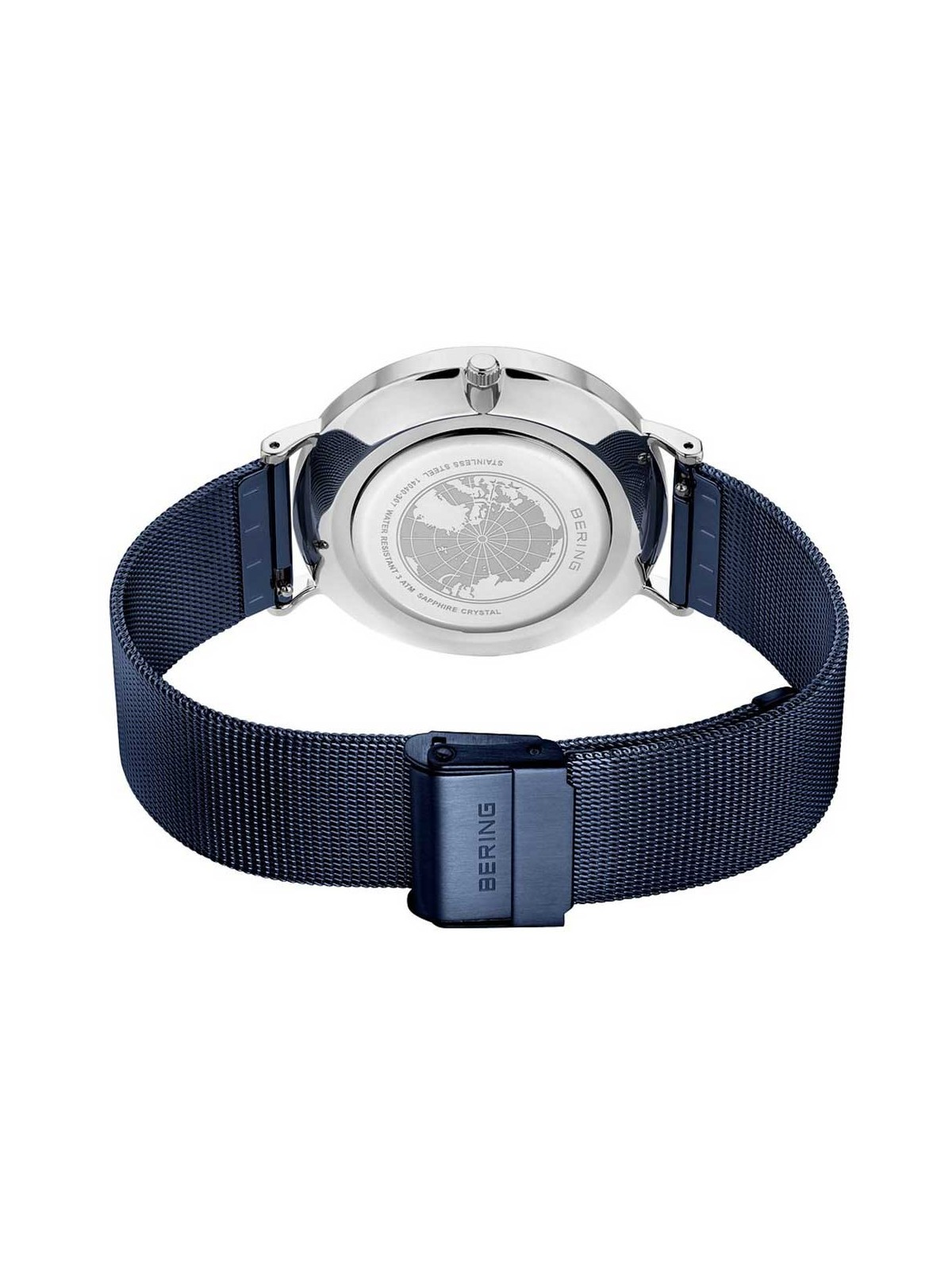 orologio uomo Bering 14040-307 Mens Watch Classic Small Second 40mm 3ATM