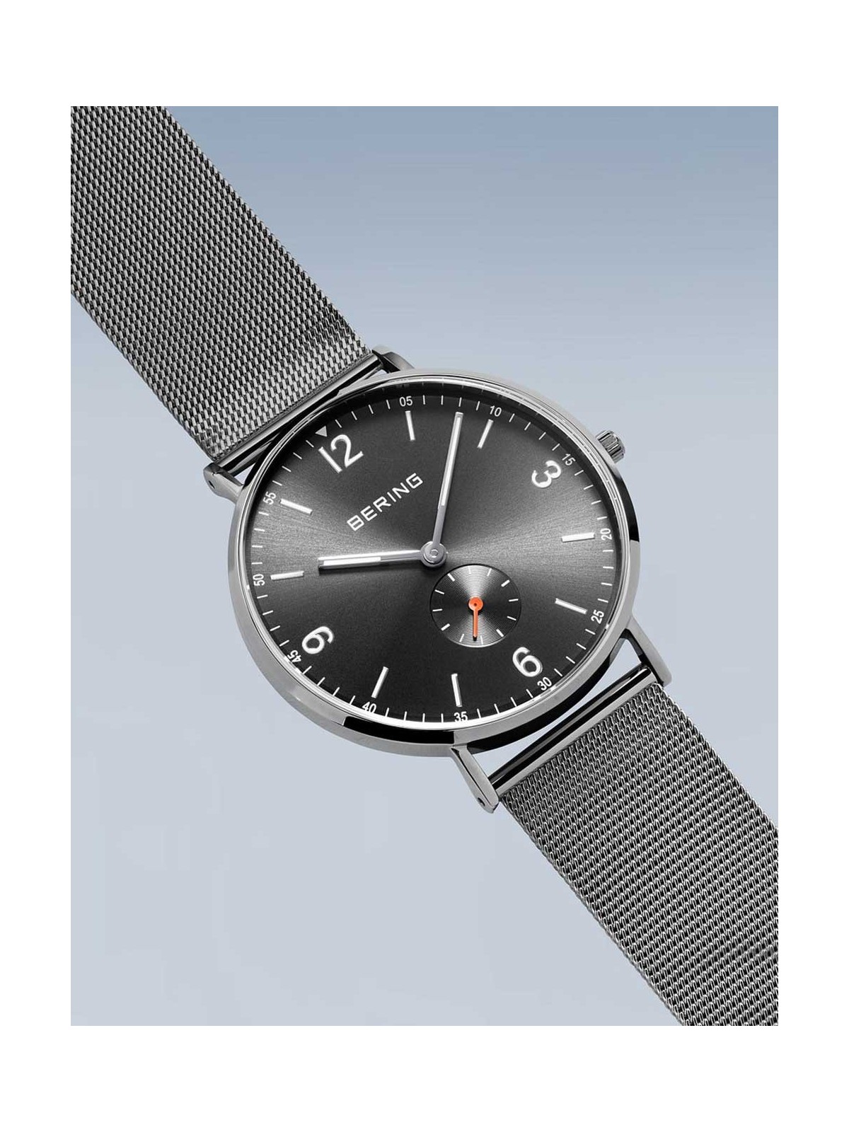orologio uomo Bering 14040-377 Mens Watch Classic Small Second 40mm 3ATM