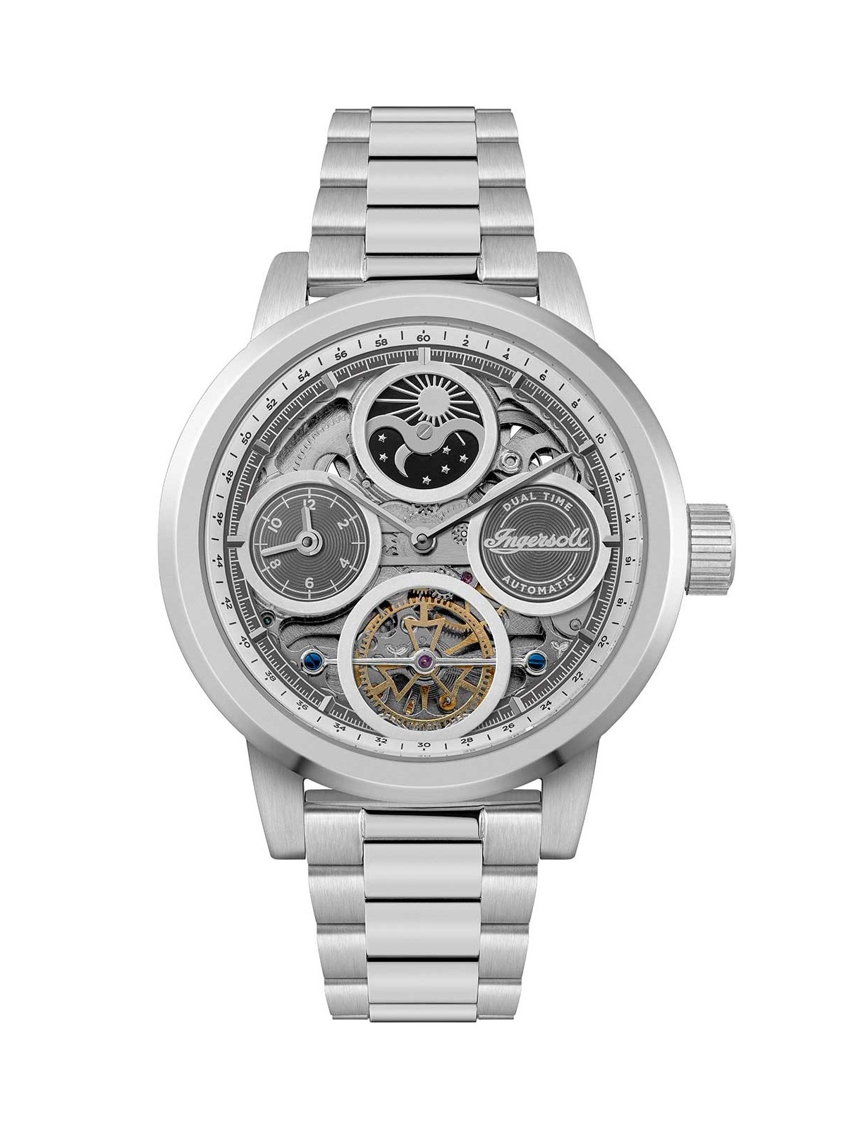 orologio uomo Ingersoll I16002 Mens Watch The Arc Automatic 44mm 5ATM