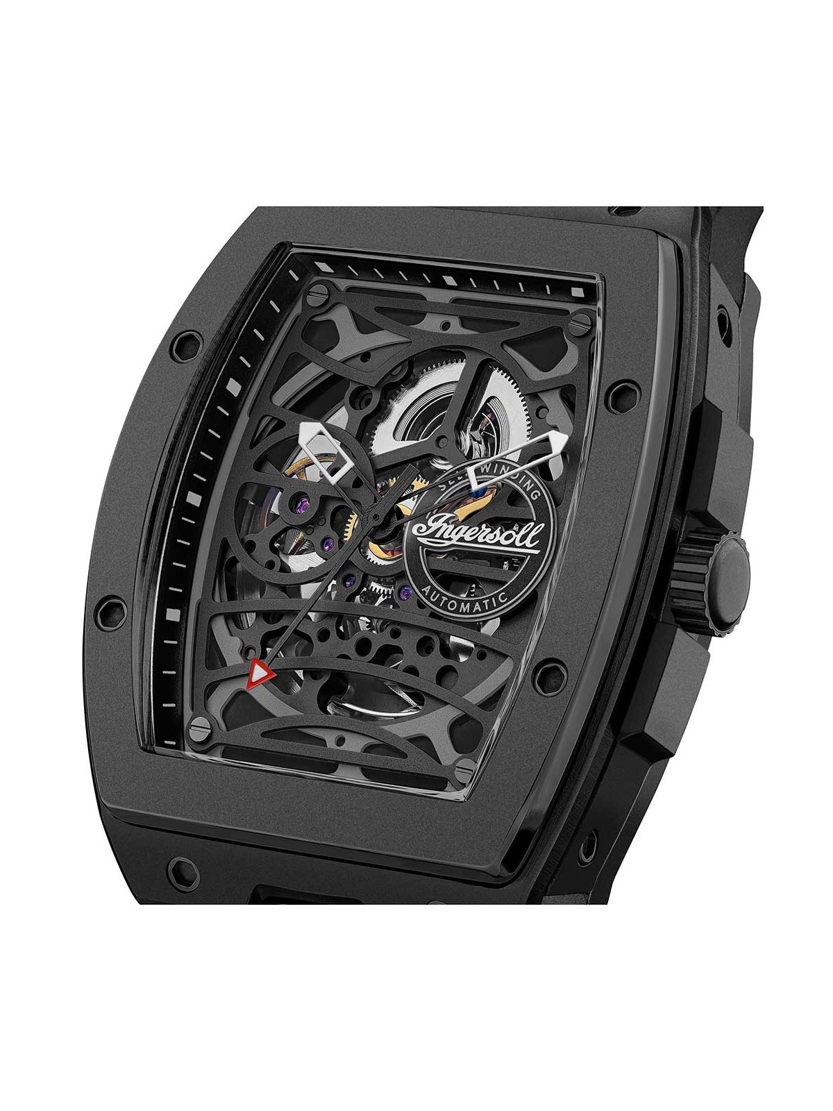 orologio uomo Ingersoll I16201 Mens Watch The Rim Automatic 42mm 5ATM