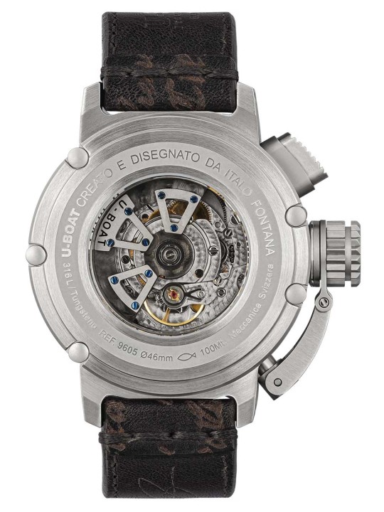 orologio uomo U-Boat 9602 Mens Watch Chimera 46mm SS blue Automatic 10ATM