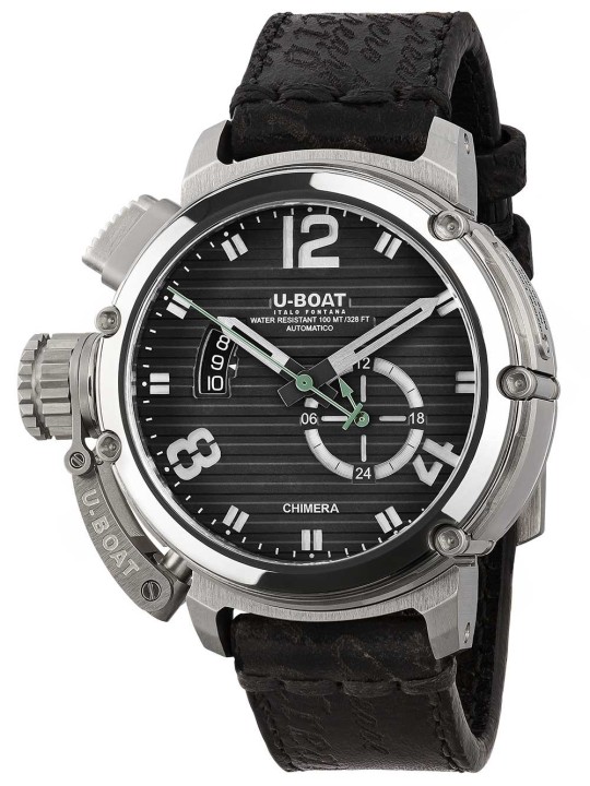 orologio uomo U-Boat 9605 Mens Watch Chimera 46mm SS black Automatic 10ATM