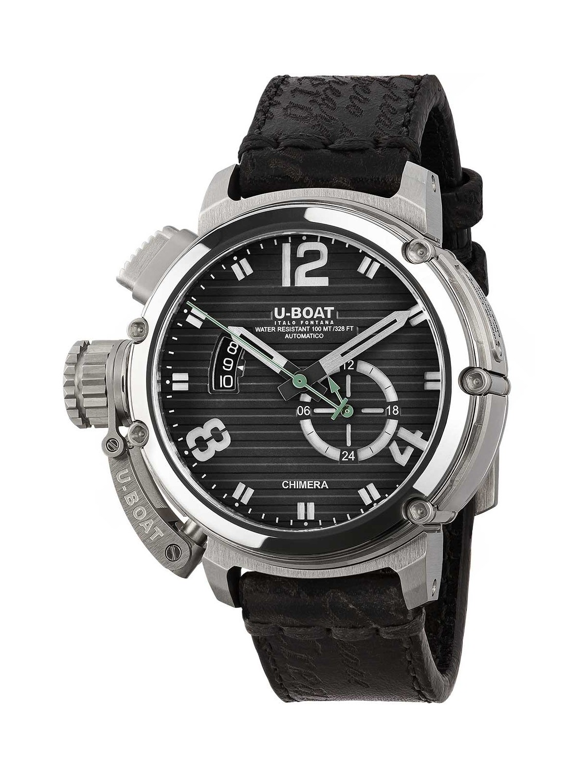 orologio uomo U-Boat 9605 Mens Watch Chimera 46mm SS black Automatic 10ATM
