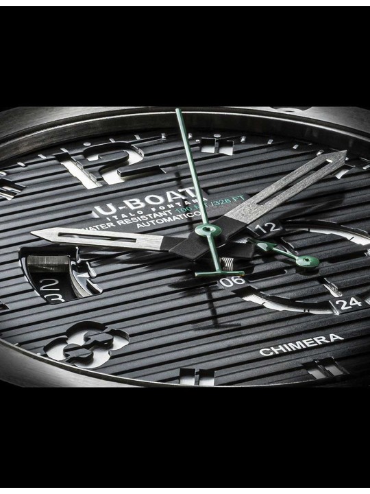 orologio uomo U-Boat 9605 Mens Watch Chimera 46mm SS black Automatic 10ATM