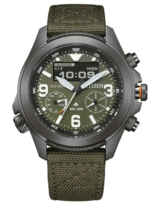 orologio uomo Citizen JV1005-02W Mens Watch Promaster 35th Anniversary Eco-Drive Combination 44mm 20ATM
