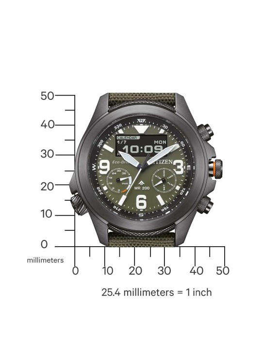 orologio uomo Citizen JV1005-02W Mens Watch Promaster 35th Anniversary Eco-Drive Combination 44mm 20ATM