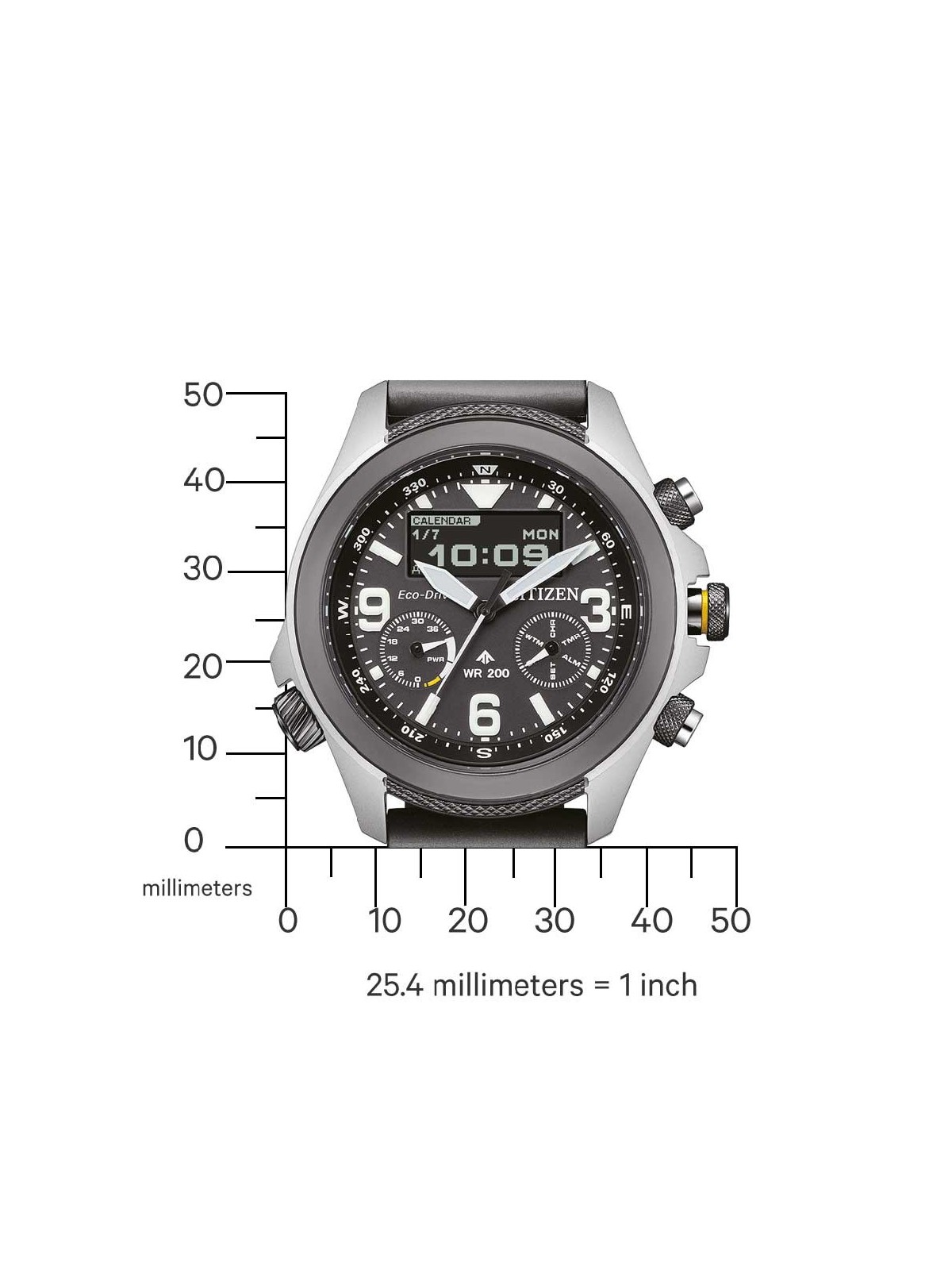 orologio uomo Citizen JV1007-07E Mens Watch Promaster 35th Anniversary Eco-Drive Combination 44mm 20ATM