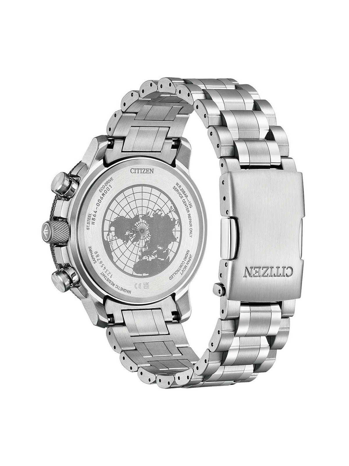 orologio uomo Citizen BY3006-53E Mens Watch Promaster Sky Geo Trecker Eco-Drive 46mm 20ATM