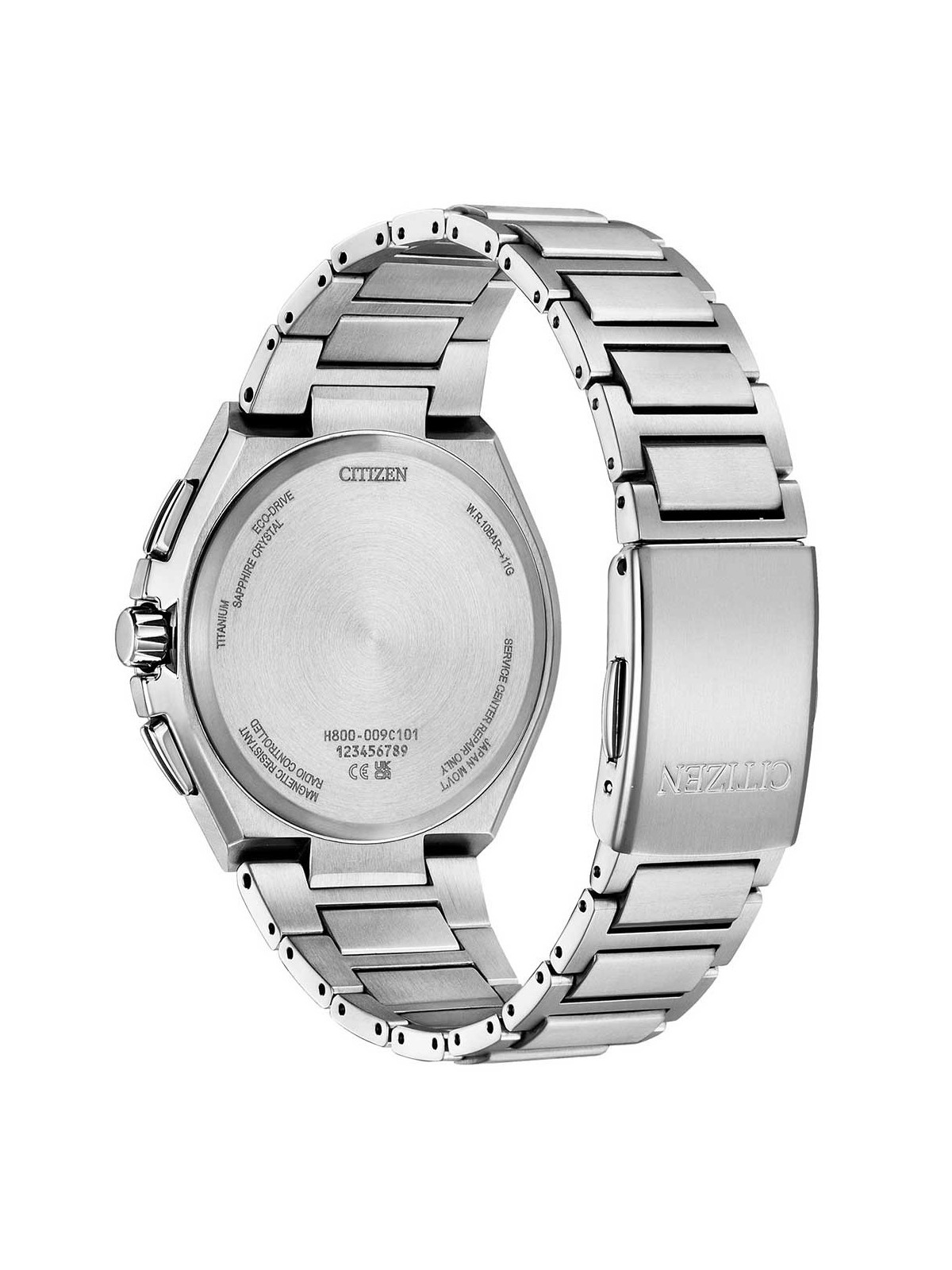 orologio uomo Citizen AT8238-84M Mens Watch Eco-Drive Super-Titanium radio controlled Chronograph 44mm 10ATM