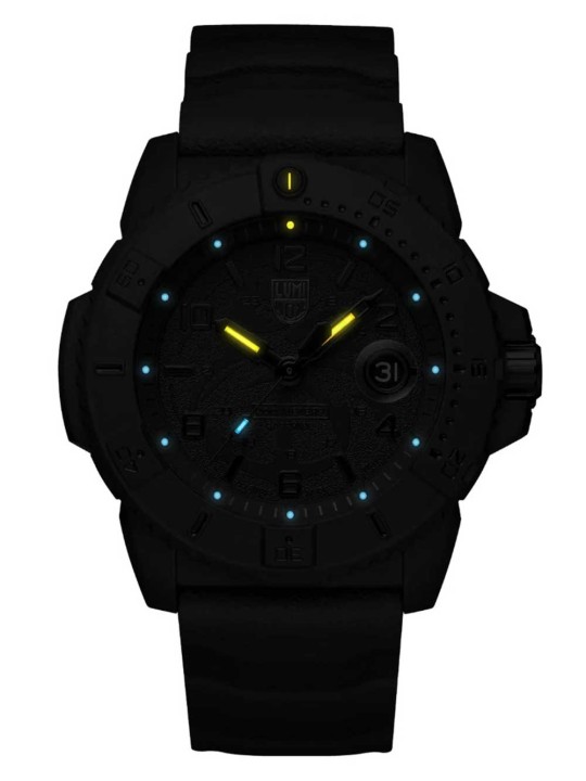 orologio uomo Luminox XS.3601.BO.NSF Mens Watch Navy Seal 45mm 20ATM