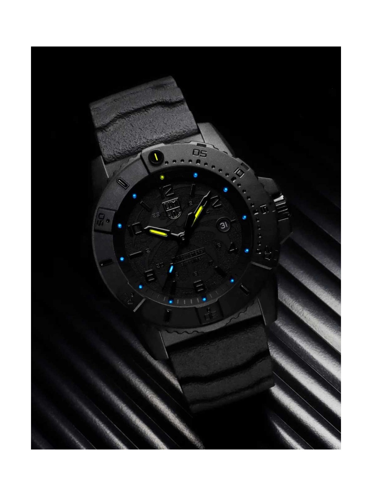 orologio uomo Luminox XS.3601.BO.NSF Mens Watch Navy Seal 45mm 20ATM