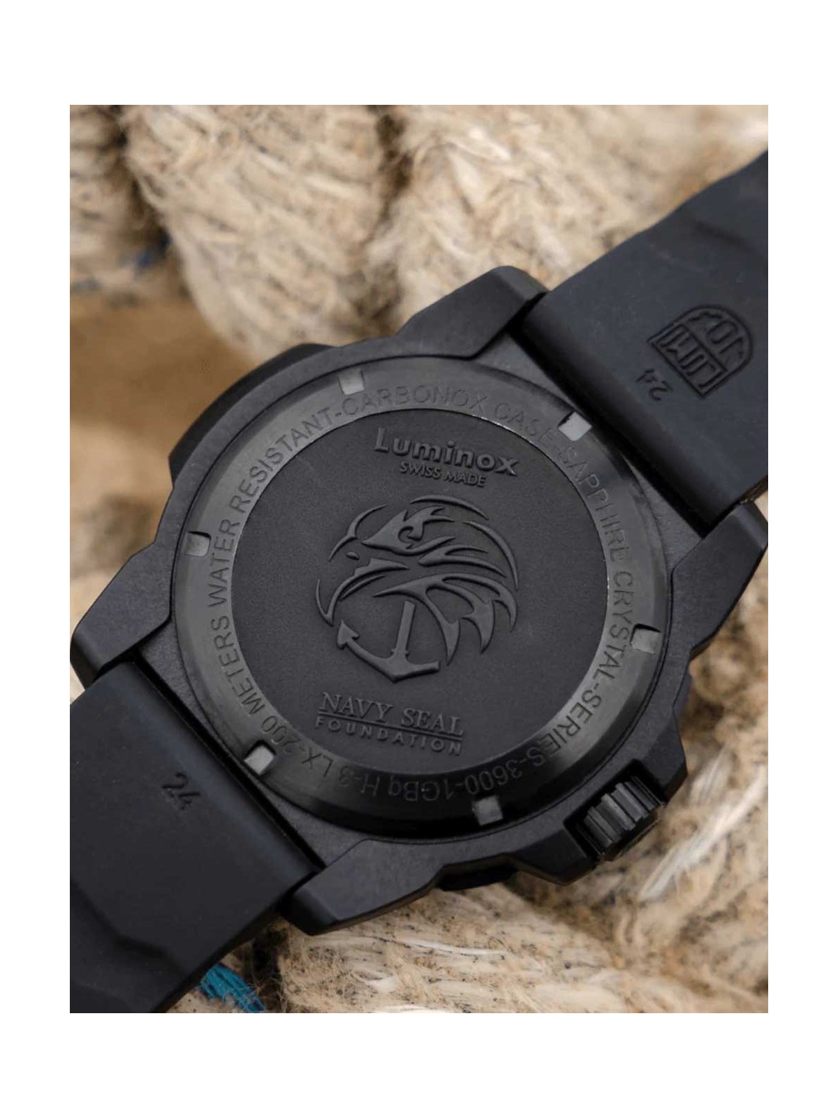 orologio uomo Luminox XS.3601.BO.NSF Mens Watch Navy Seal 45mm 20ATM