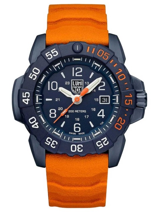 orologio uomo Luminox XS.3253.CBNSF.SET Mens Watch Navy Seal Back to the Blue 45mm 20ATM