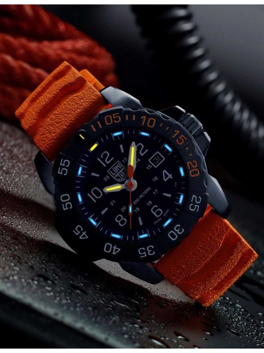 orologio uomo Luminox XS.3253.CBNSF.SET Mens Watch Navy Seal Back to the Blue 45mm 20ATM