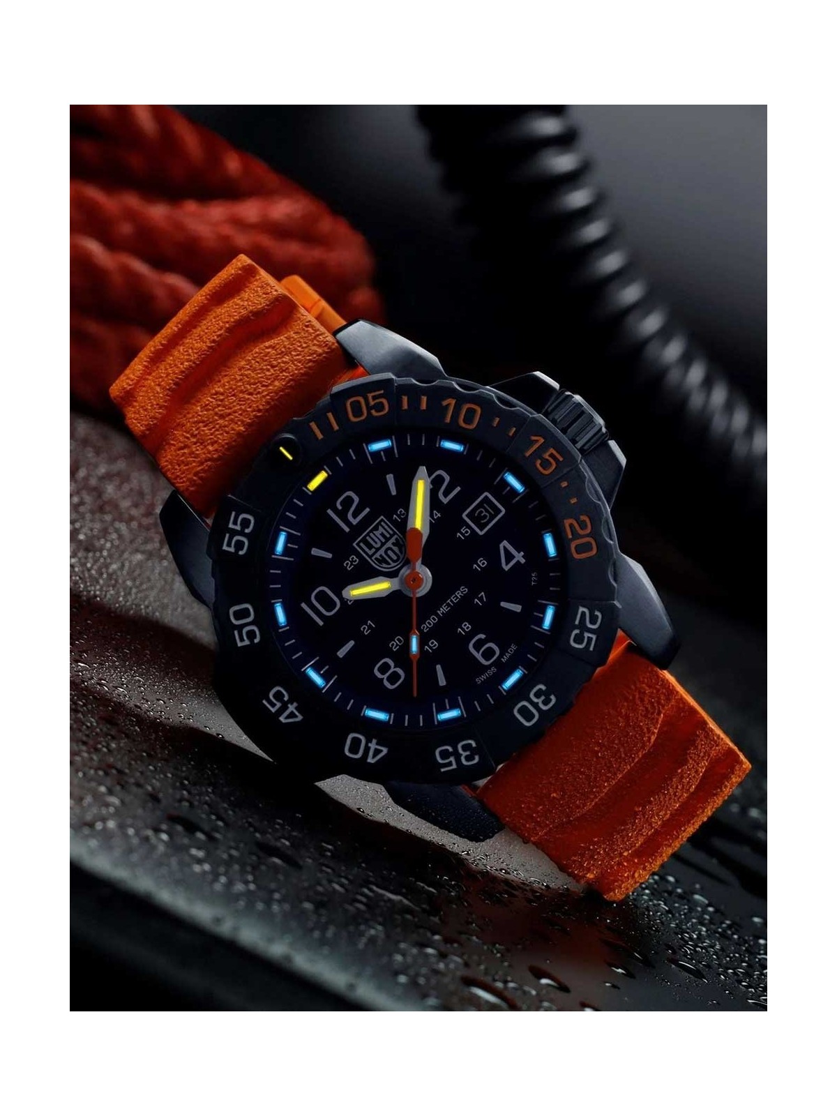 orologio uomo Luminox XS.3253.CBNSF.SET Mens Watch Navy Seal Back to the Blue 45mm 20ATM