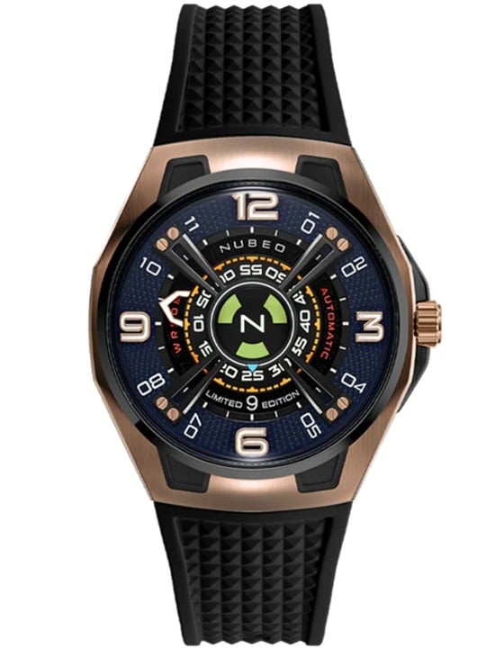 orologio uomo Nubeo NB-6094-01 Mens Watch OAO Automatic Limited Edition 44mm 5ATM