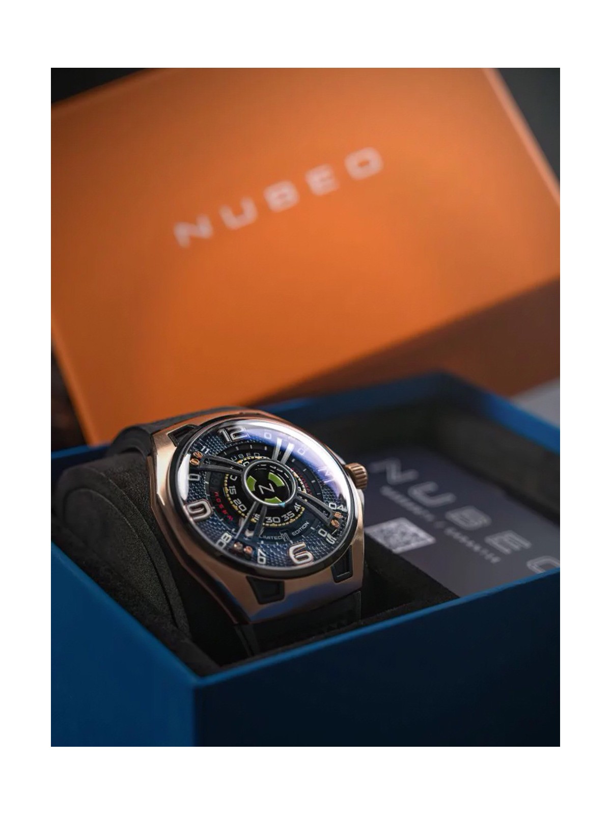 orologio uomo Nubeo NB-6094-01 Mens Watch OAO Automatic Limited Edition 44mm 5ATM