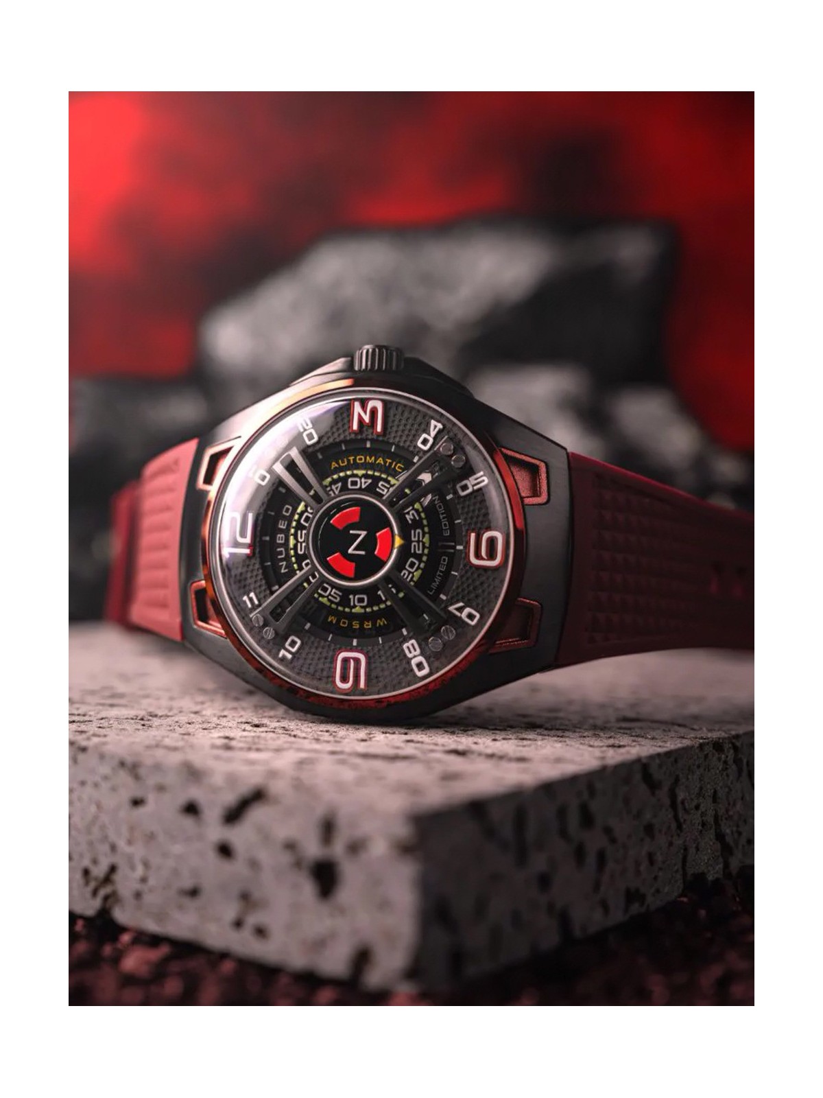orologio uomo Nubeo NB-6094-02 Mens Watch OAO Automatic Limited Edition 44mm 5ATM