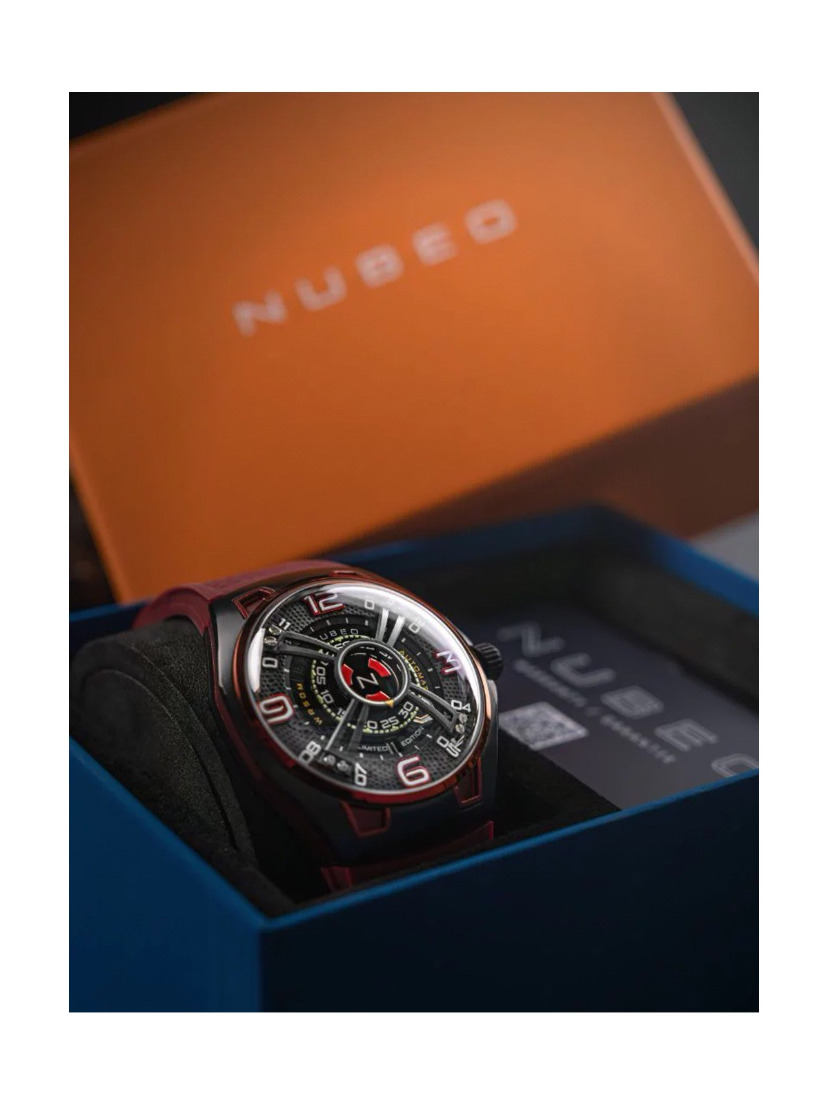 orologio uomo Nubeo NB-6094-02 Mens Watch OAO Automatic Limited Edition 44mm 5ATM